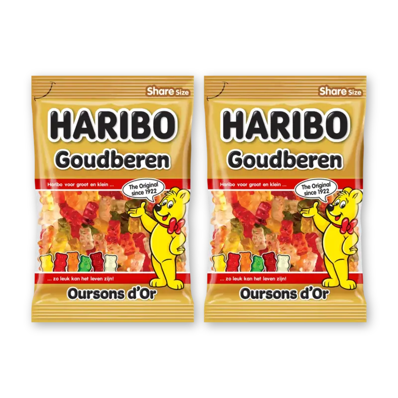 Haribo Goudberen 2-pack
