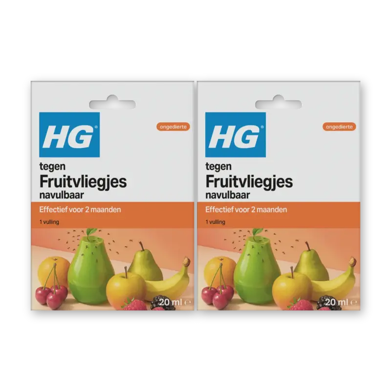 HG Fruitvliegjesval 2-pack