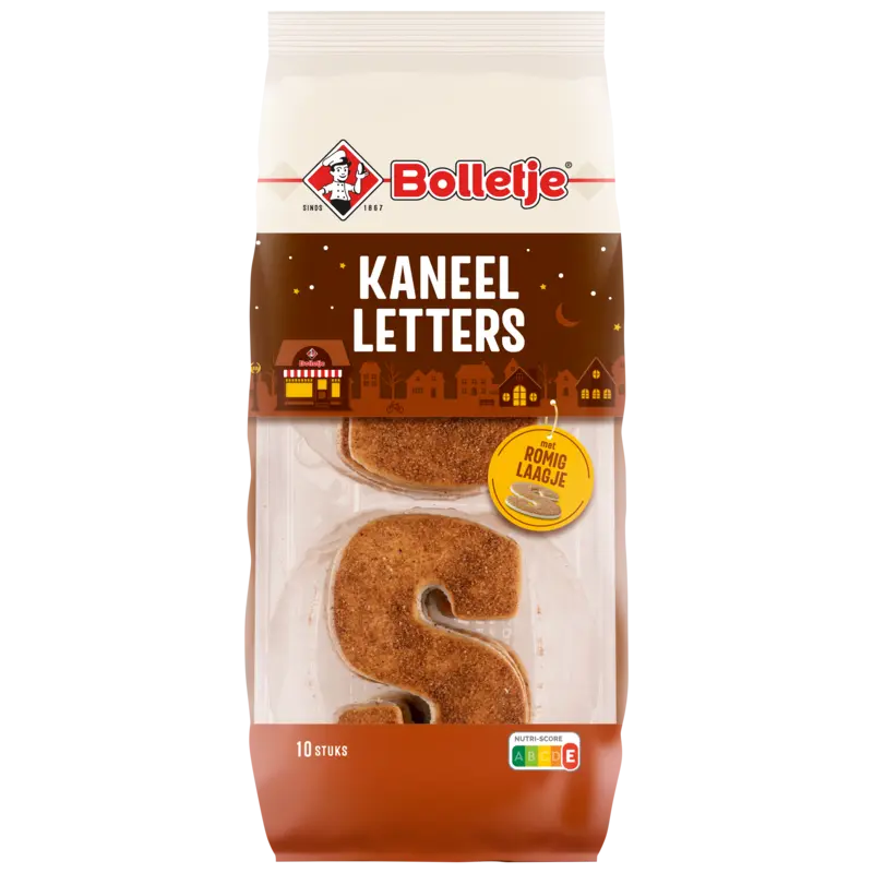 Bolletje Kruidnoten kaneelletters