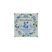 Lokaal chocoladereep delfts blauw merry kissmas