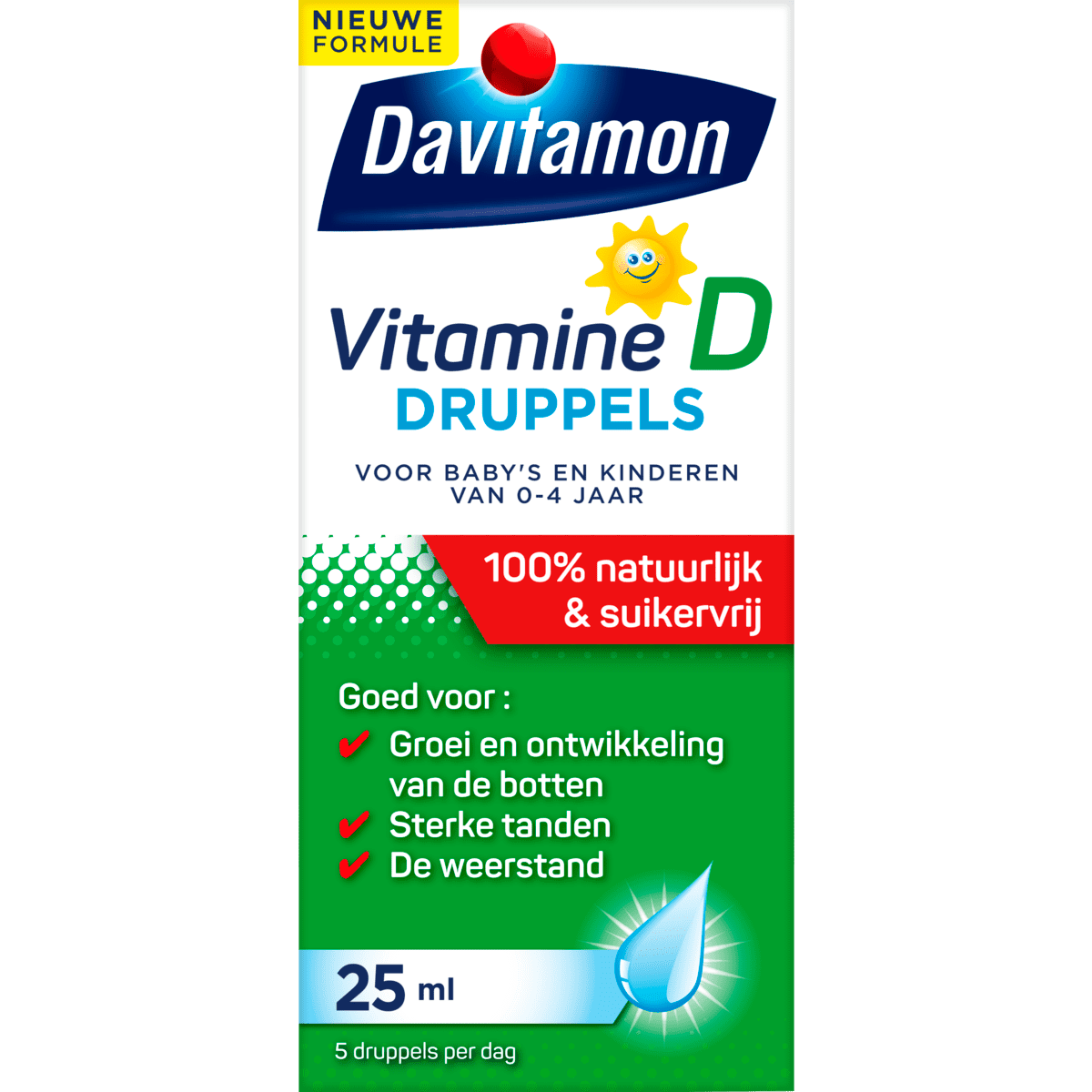 Davitamon Vitamine D 0-4 Jaar Baby en Kind 25 ML