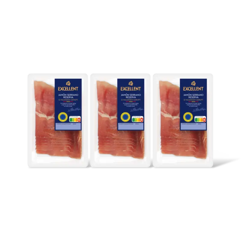 AH Excellent Jamon serrano reserva 3-pack
