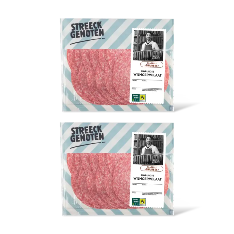 Streeckgenoten Limburgs wijncervelaat 2-pack