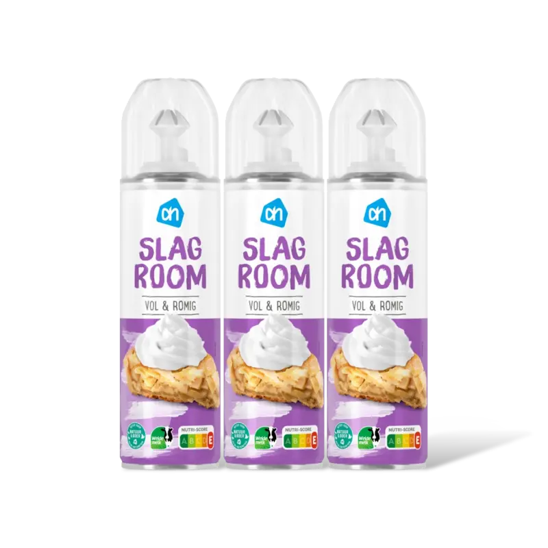 AH Slagroom 3-pack