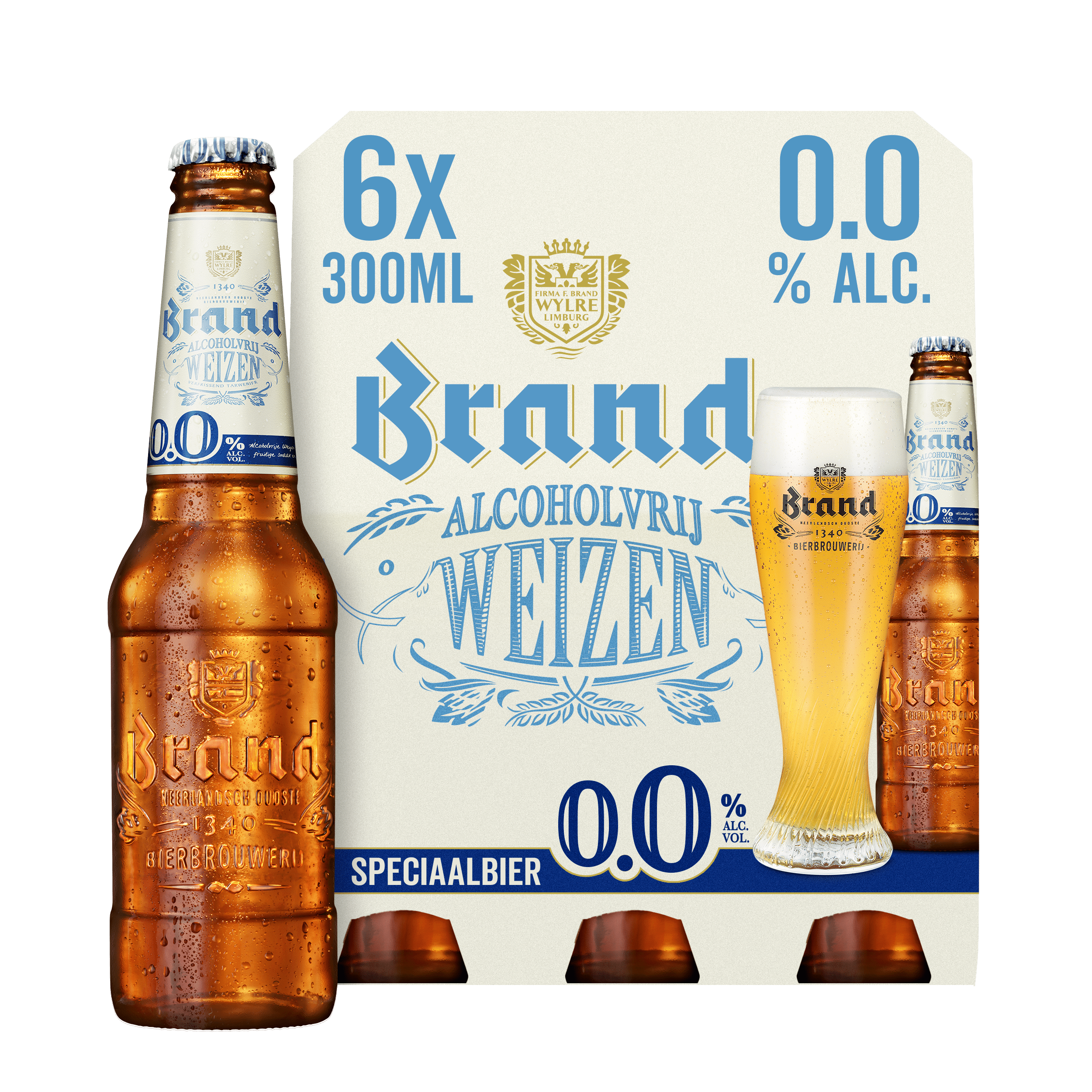 Brand Weizen 0.0 bier fles