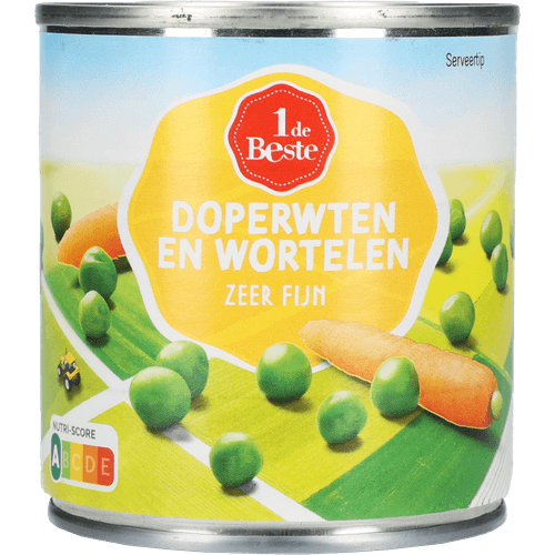 1 de Beste Doperwten en wortelen extra fijn
