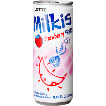 LOTTE Milkis Frisdrank Aardbei 250ml