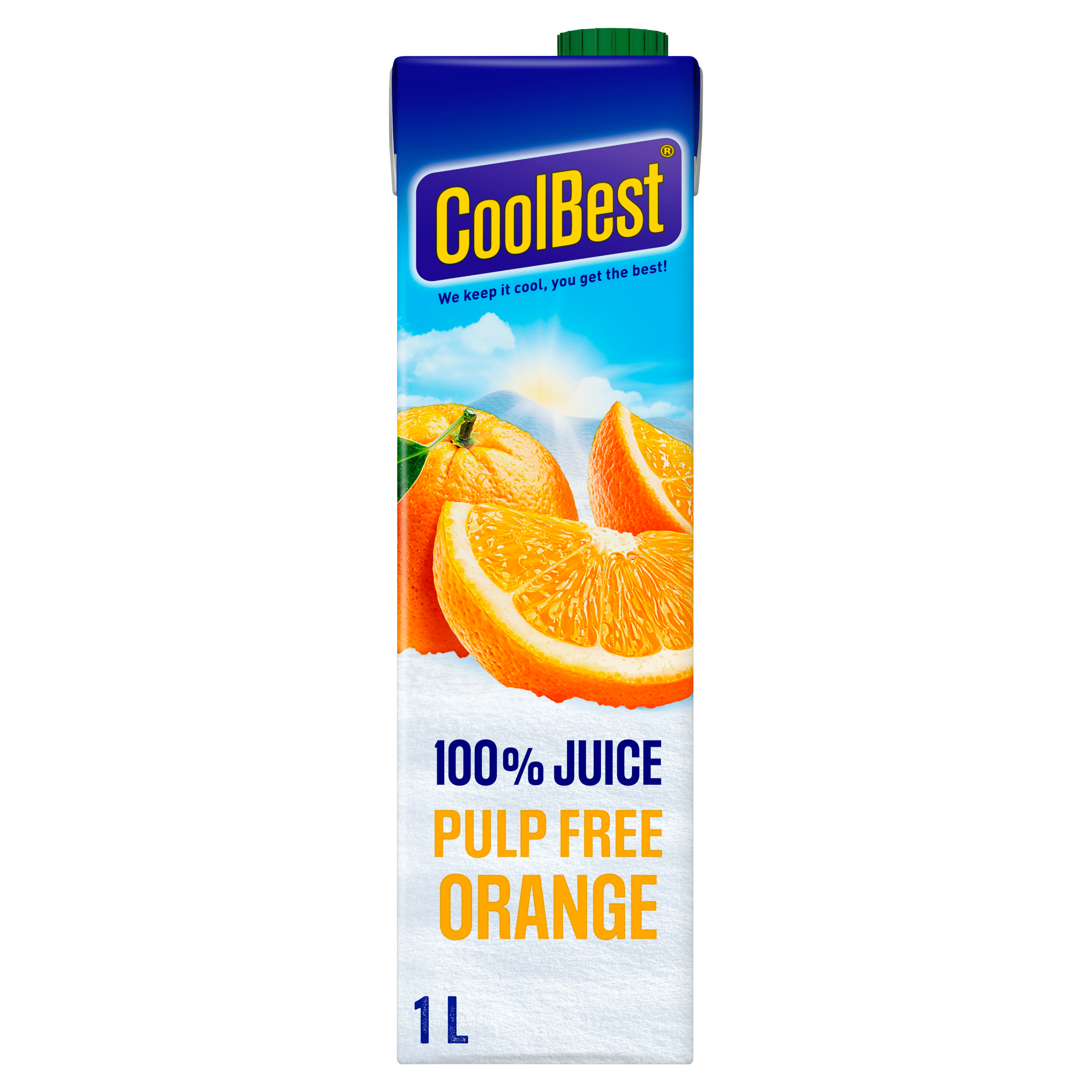 Coolbest Juice premium orange pulp free