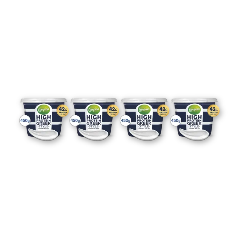 Campina High protein yogh Greek style 1,5% 4pack