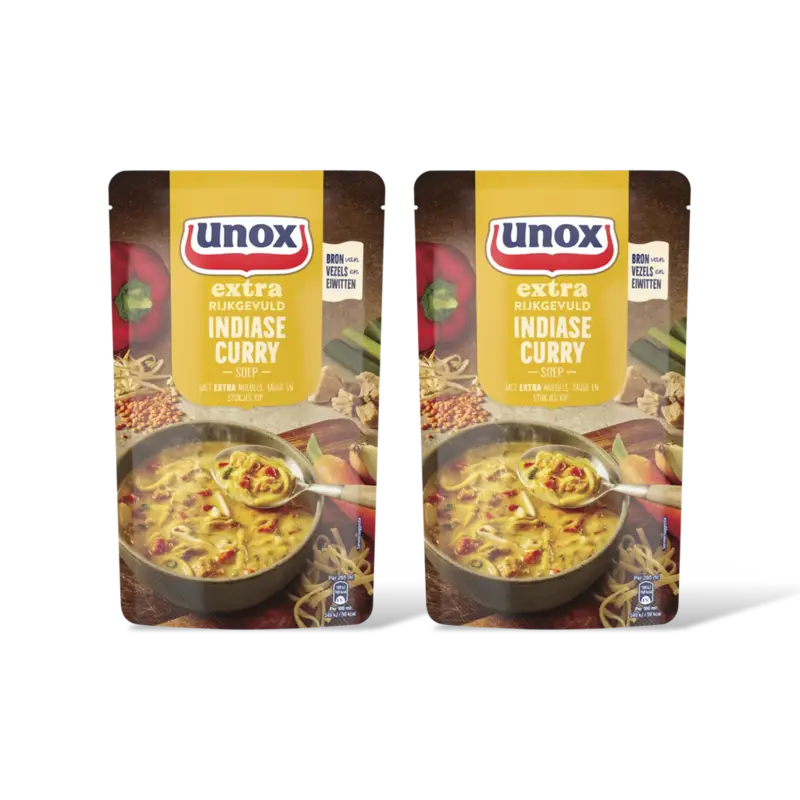 Unox Unox Indiase currysoep 2-pack
