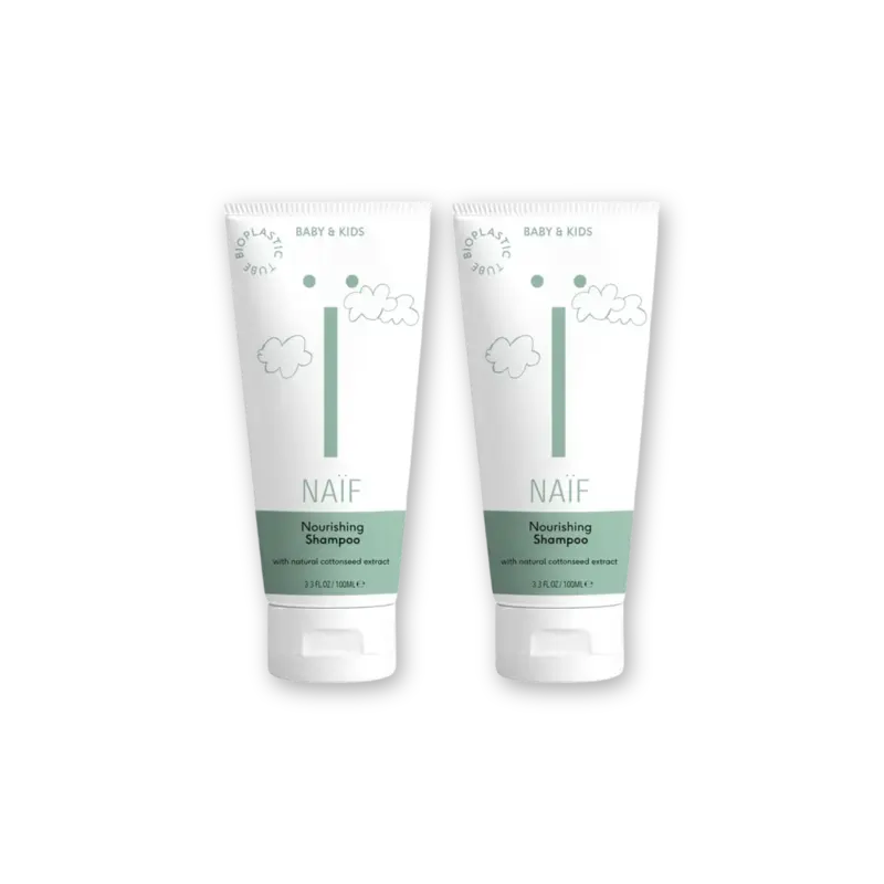 Naïf Baby & kids nourishing shampoo 2-pack