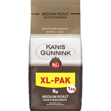 Kanis & Gunnink Medium Roast Koffiebonen XL-Pak 1000 g