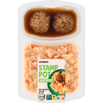 Jumbo Stamppot Hutspot met Gehaktballen in Jus 500 g