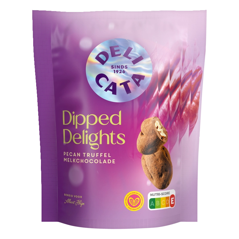 Delicata Dipped delights pecan truffel