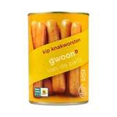 g'woon knakworst kip