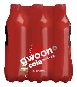 G'woon Cola 6x500ml Fles