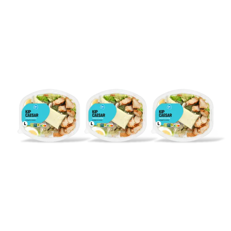 AH Maaltijdsalade kip caesar 3-pack