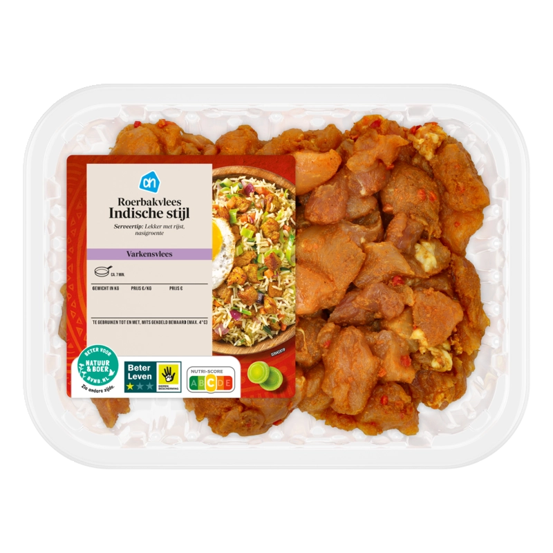 AH Roerbakvlees Indische stijl