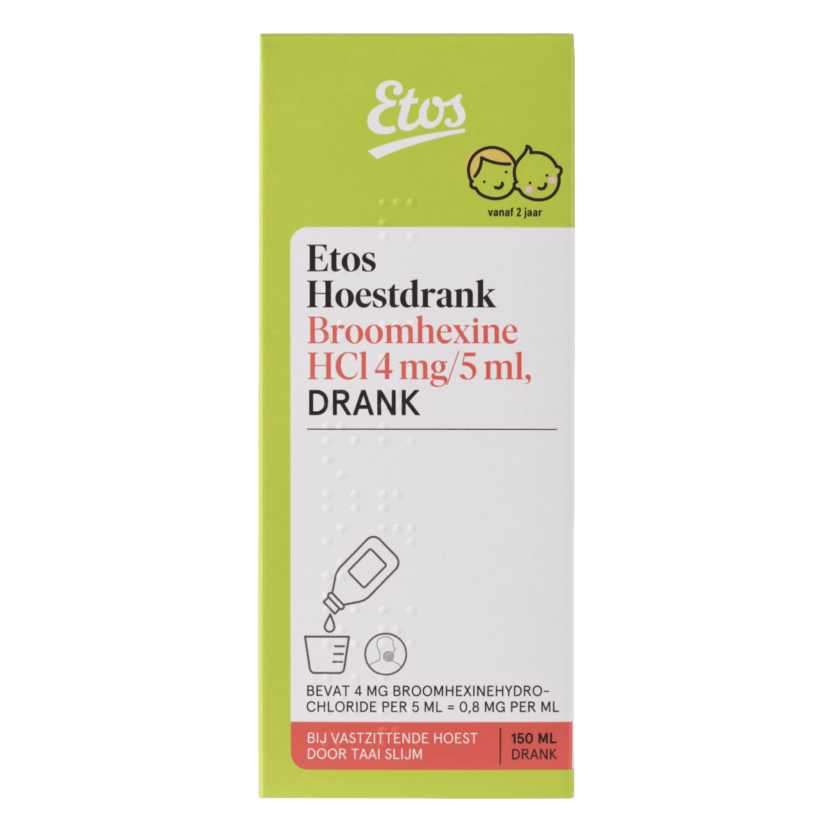 Etos Kind Hoestdrank Broomhexine HCI 4 MG 5 ML