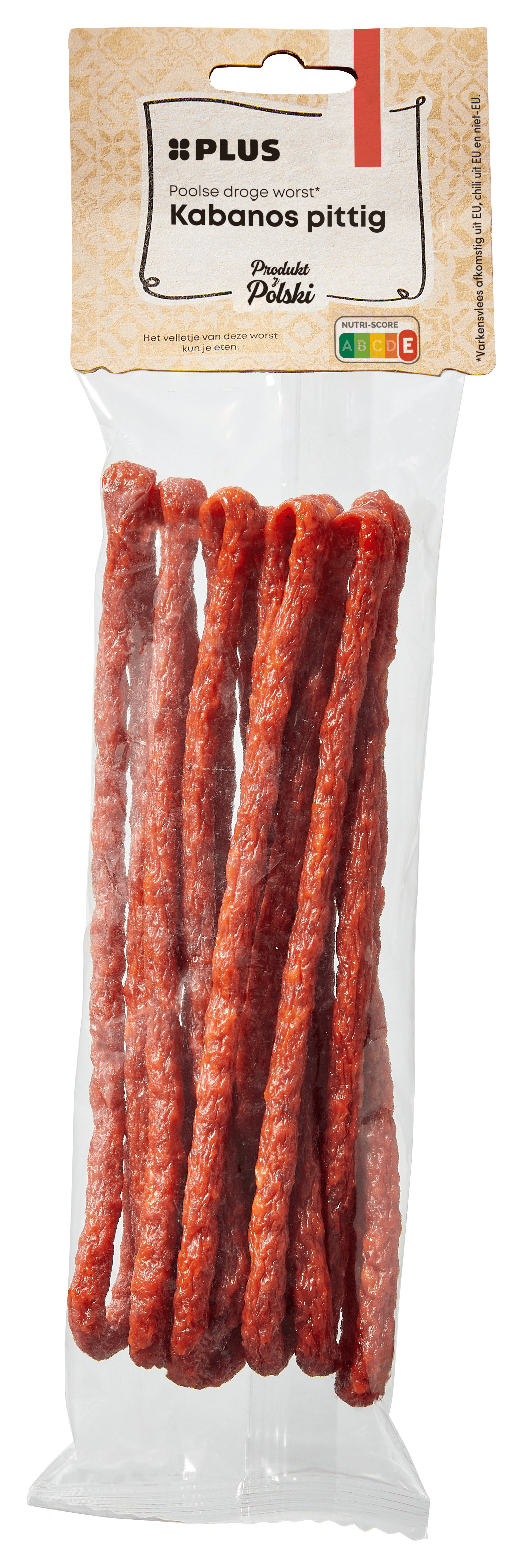 PLUS Kabanos Pittig