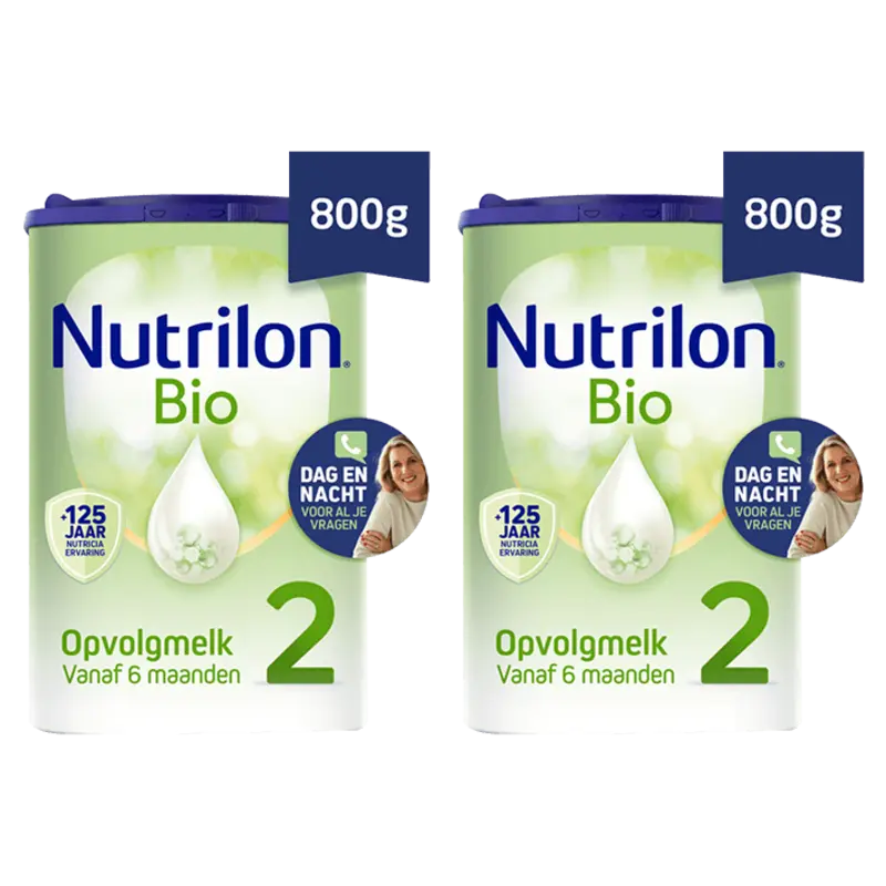 Nutrilon Bio 2 opvolgmelk 6+ maanden 2-pack