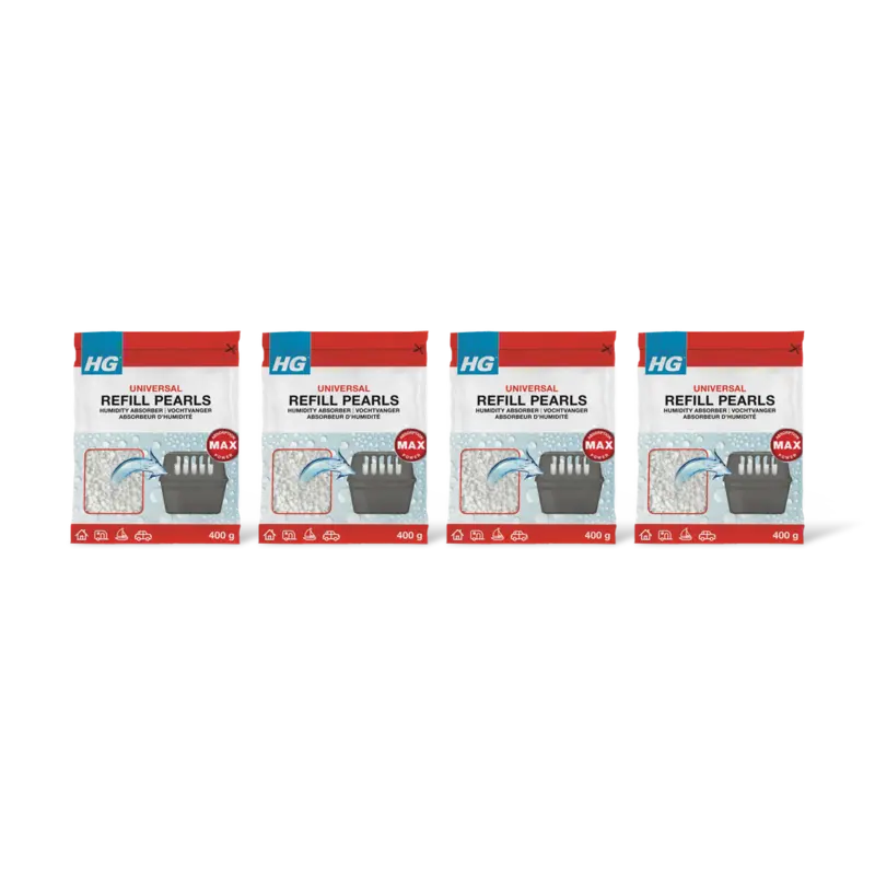 HG Vochtvanger refill pearls 4-pack