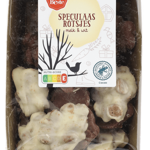 1 de Beste speculaasrotsjes melk & wit