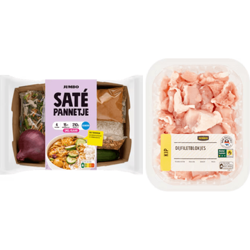 Jumbo Gesneden Verspakket Satépannetje met Rijst 4 Personen