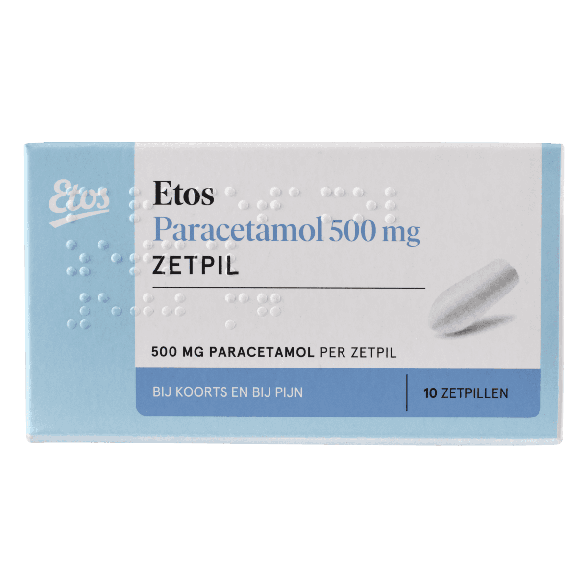 Etos Paracetamol 500 MG Zetpil 10 stuks