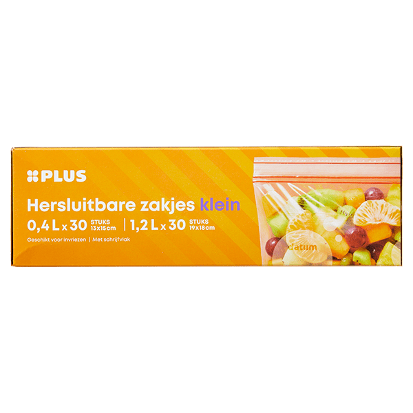 PLUS Hersluitbare zakjes klein