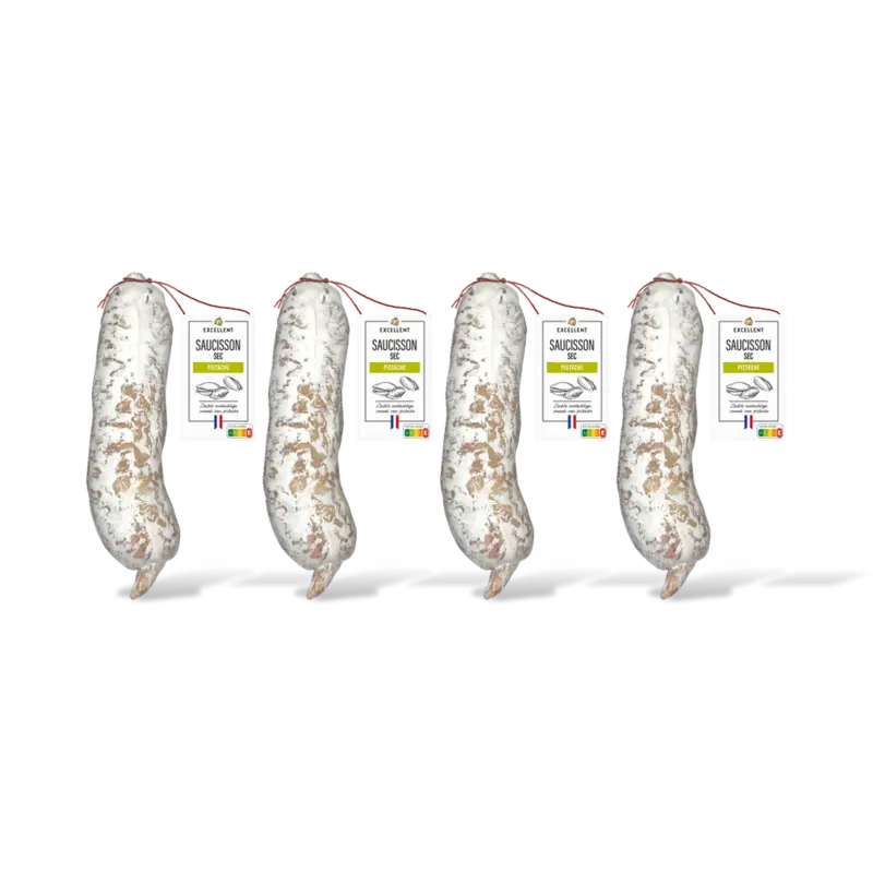 AH Excellent Saucisson sec pistache 4-pack