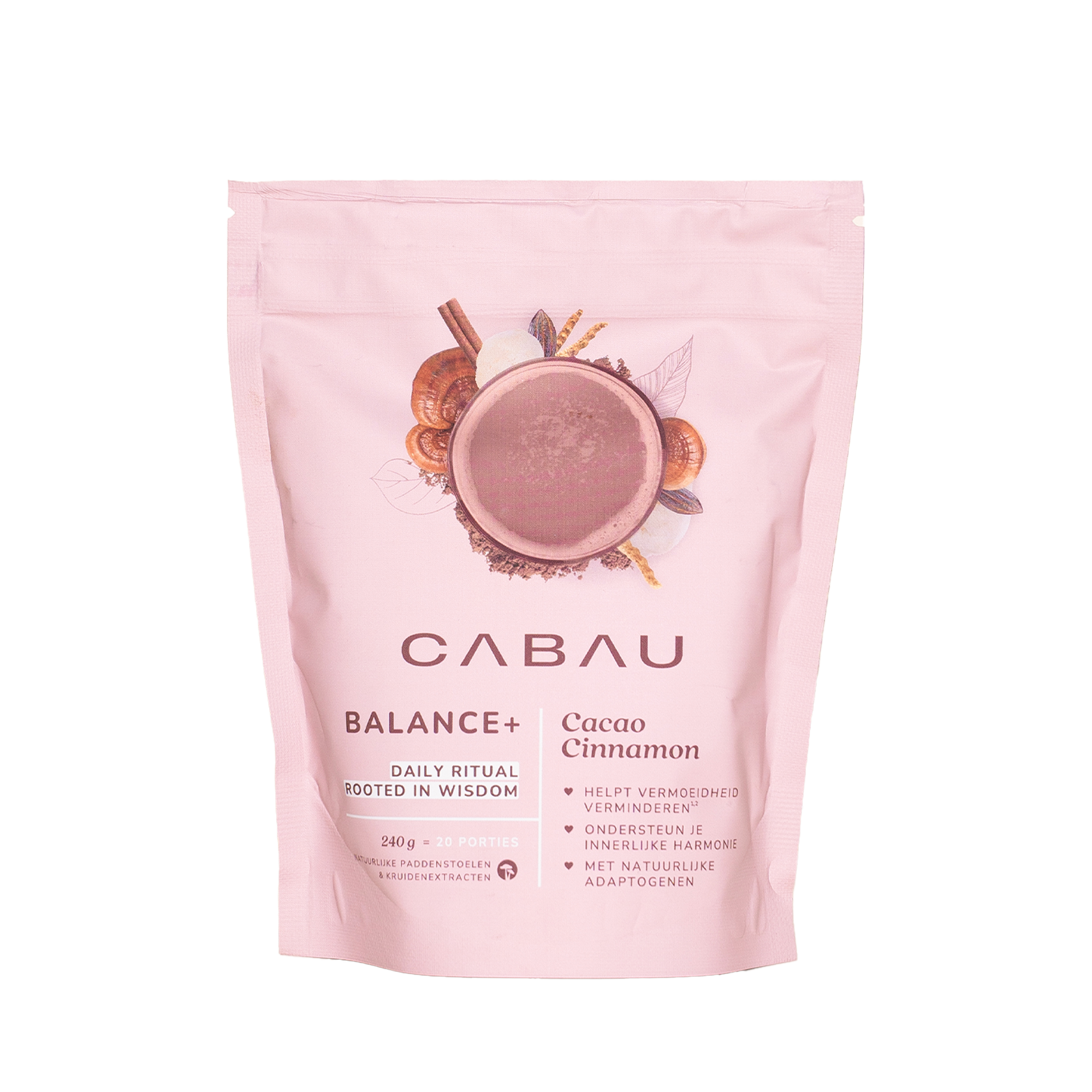 Cabau Balance+ Cacao Cinnamon 240 gram