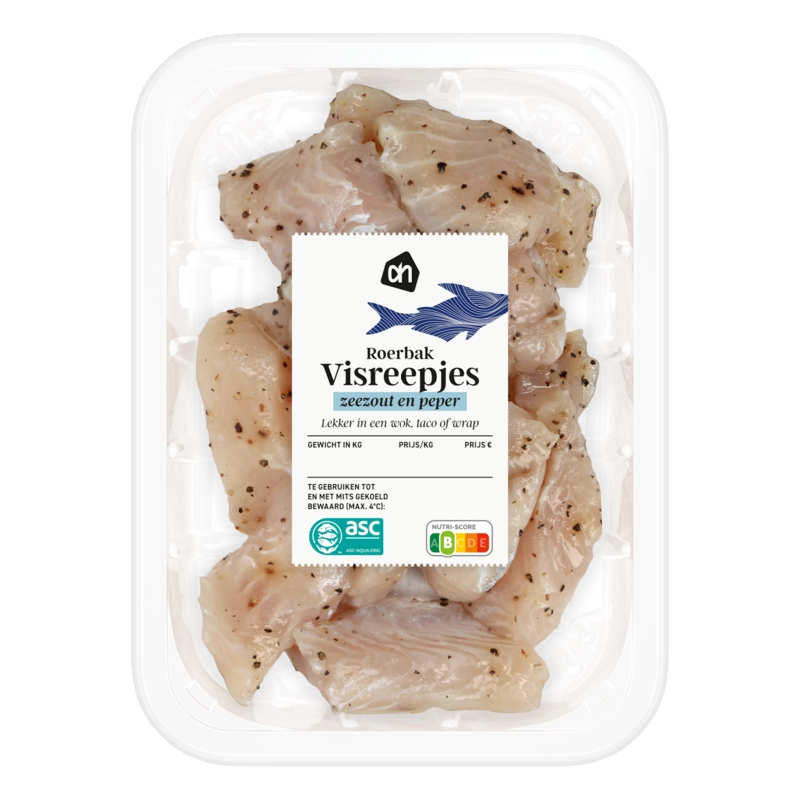 AH Roerbak visreepjes zeezout en peper