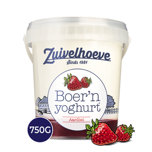 Zuivelhoeve Boer'n Yoghurt Aardbei