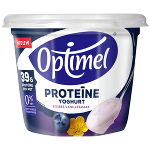 Optimel Protein Yoghurt Bosbes Vanille