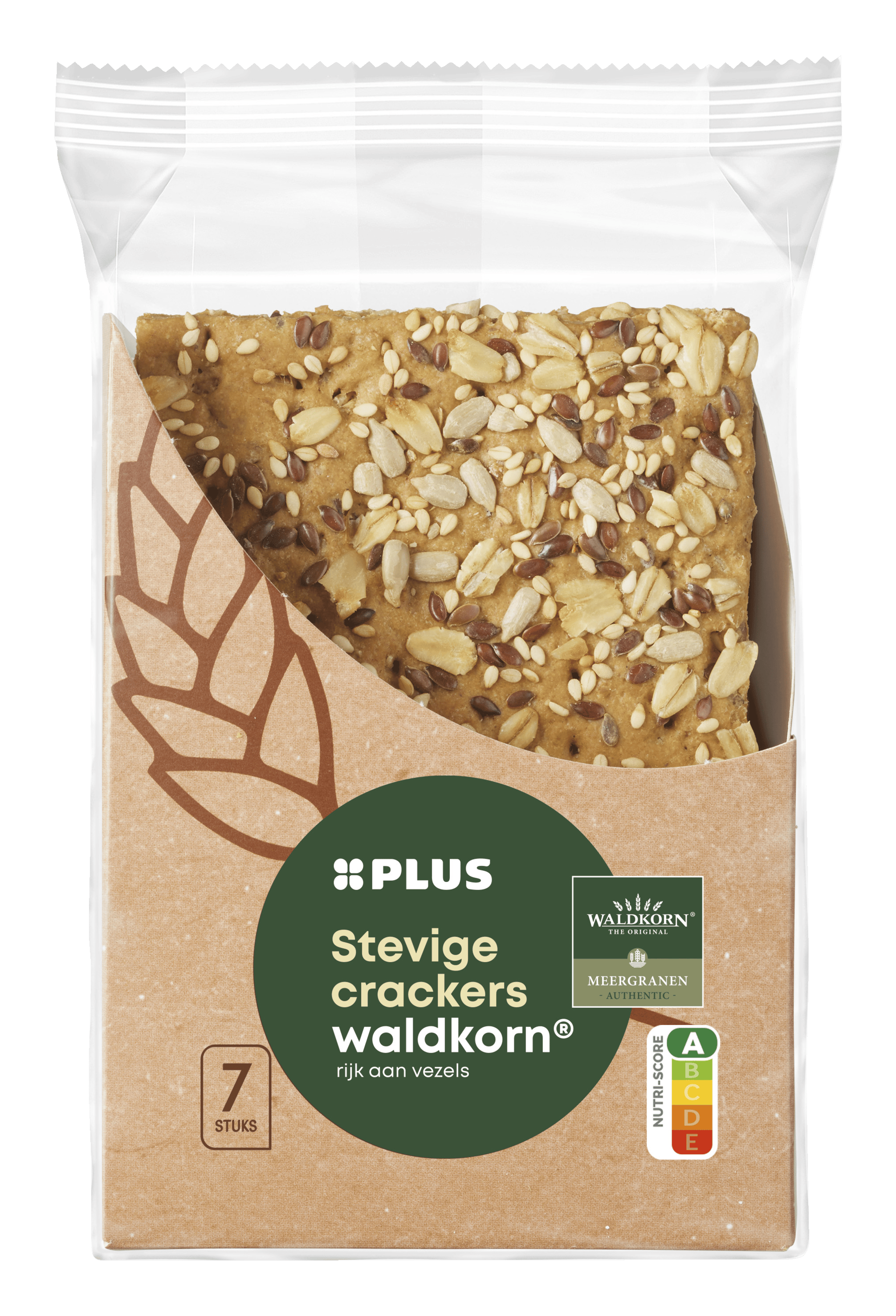 PLUS Stevige Crackers Waldkorn