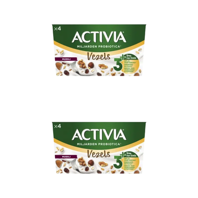 Activia Yoghurt muesli 2-pack
