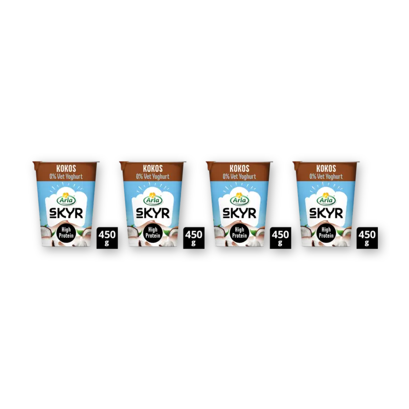 Arla Skyr kokos yoghurt 0% vet 4-pack