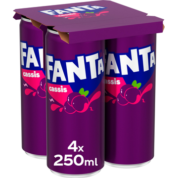 Fanta Cassis 4 x 250 ml