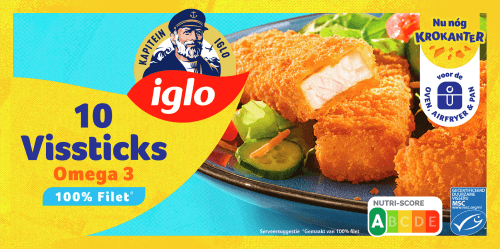 Iglo Vissticks omega 3 10 stuks