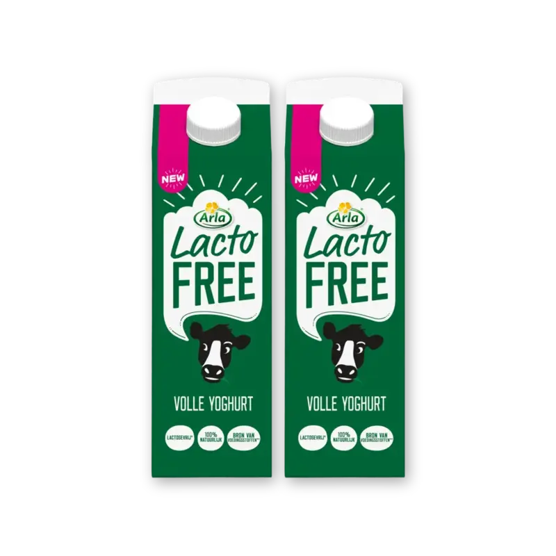 Arla Lactofree volle yoghurt 2-pack