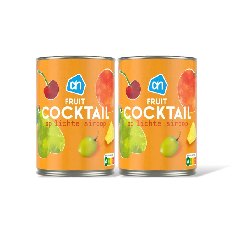 AH Fruitcocktail siroop 2-pack