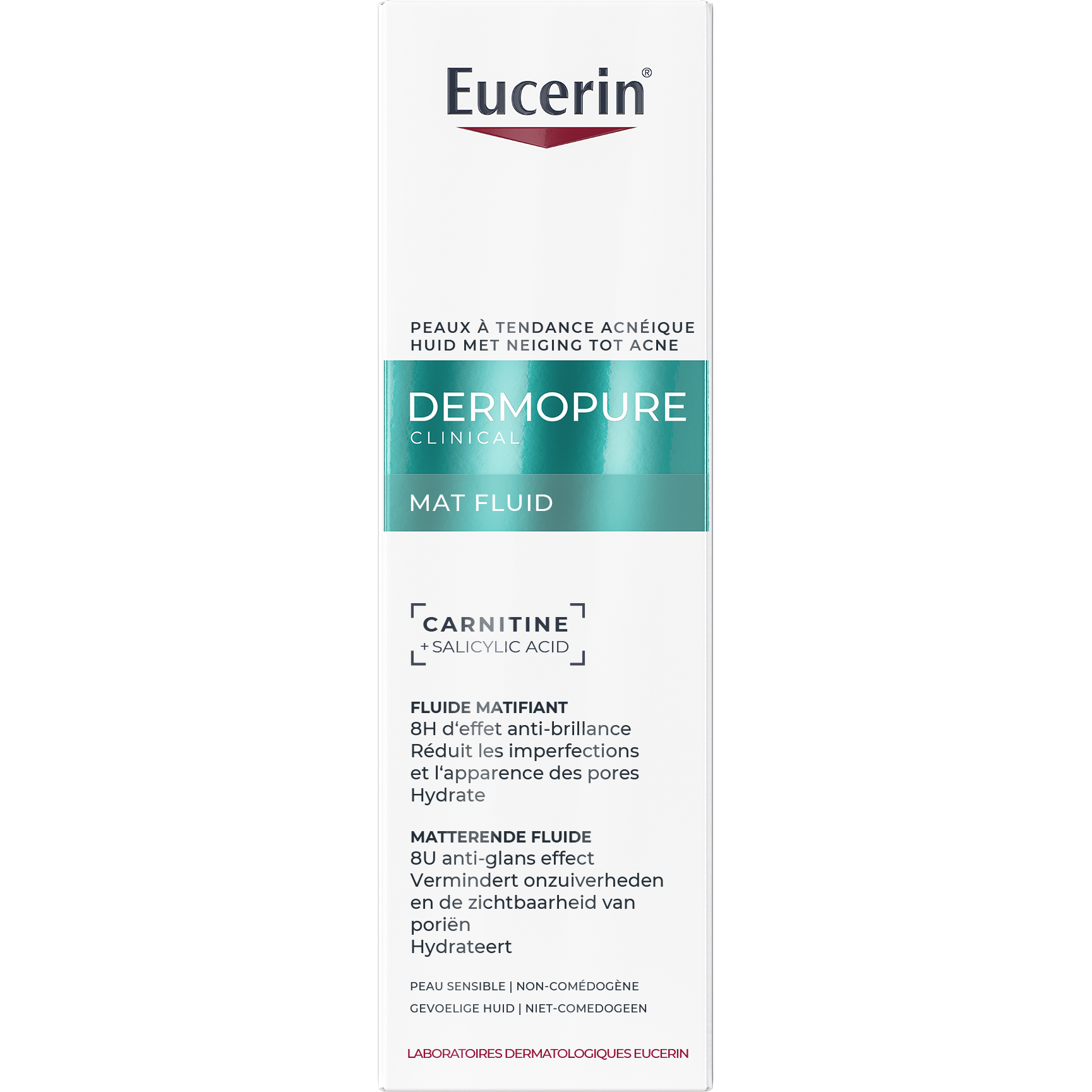 Eucerin DERMOPURE CLINICAL Mat Fluid Gevoelige Huid 40 ML
