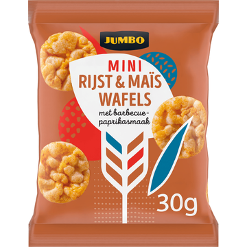 Jumbo Mini Rijst & Maïswafels 30 g