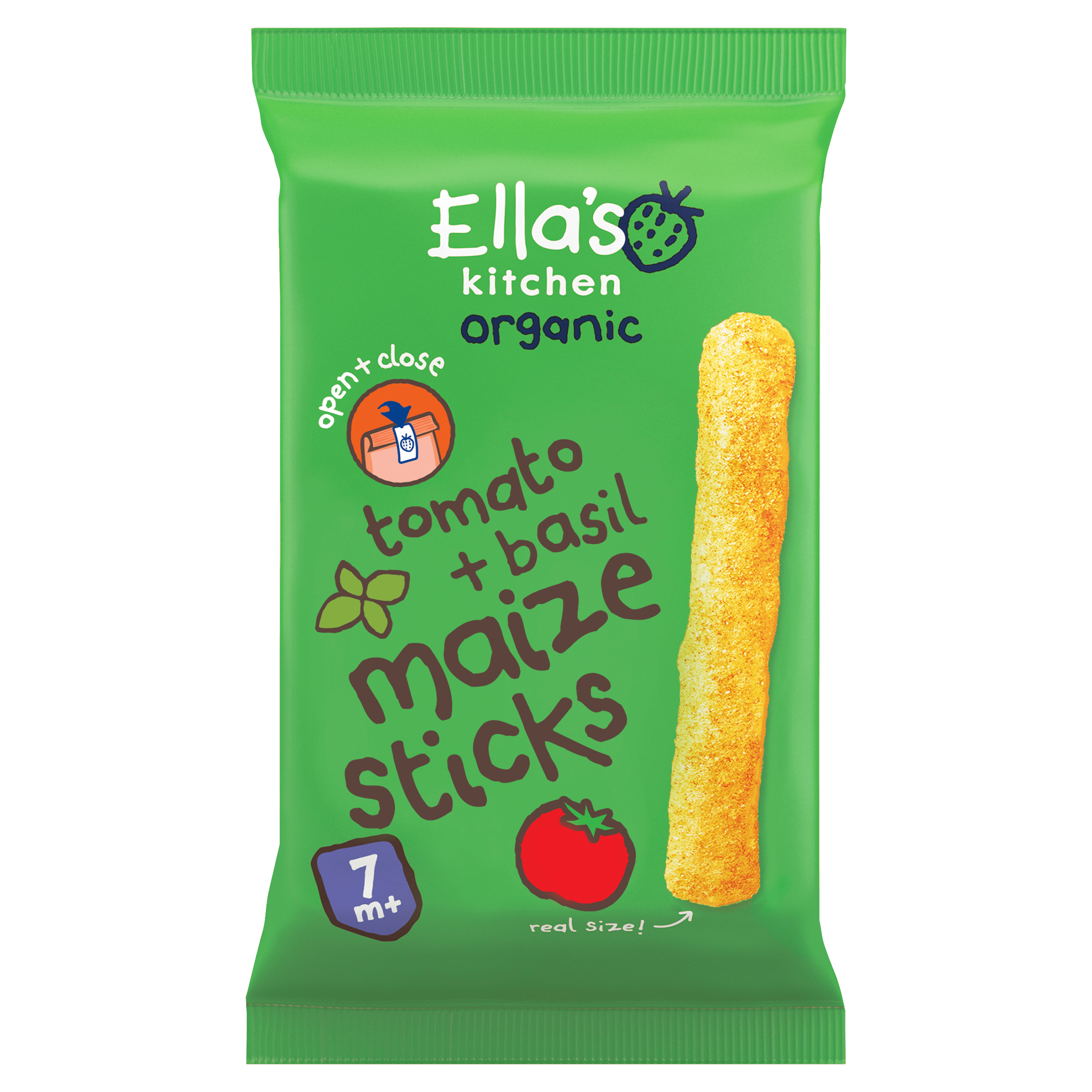 Ella's Kitchen Maize sticks tomaat + basilicum 7m+