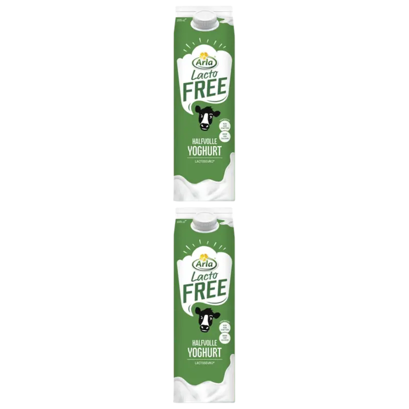 Arla Lactofree halfvolle yoghurt 2-pack