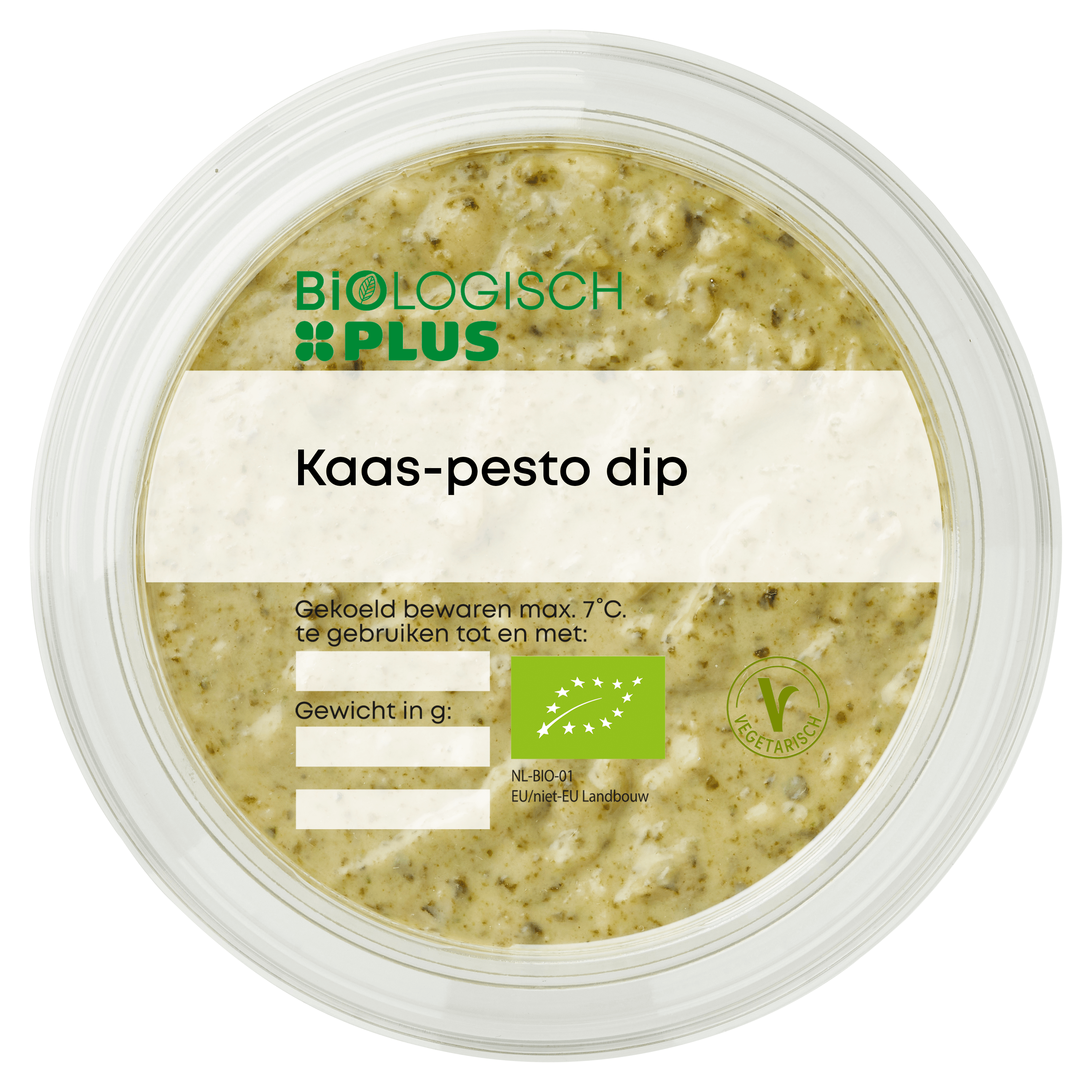 Biologisch PLUS Kaas-pesto dip