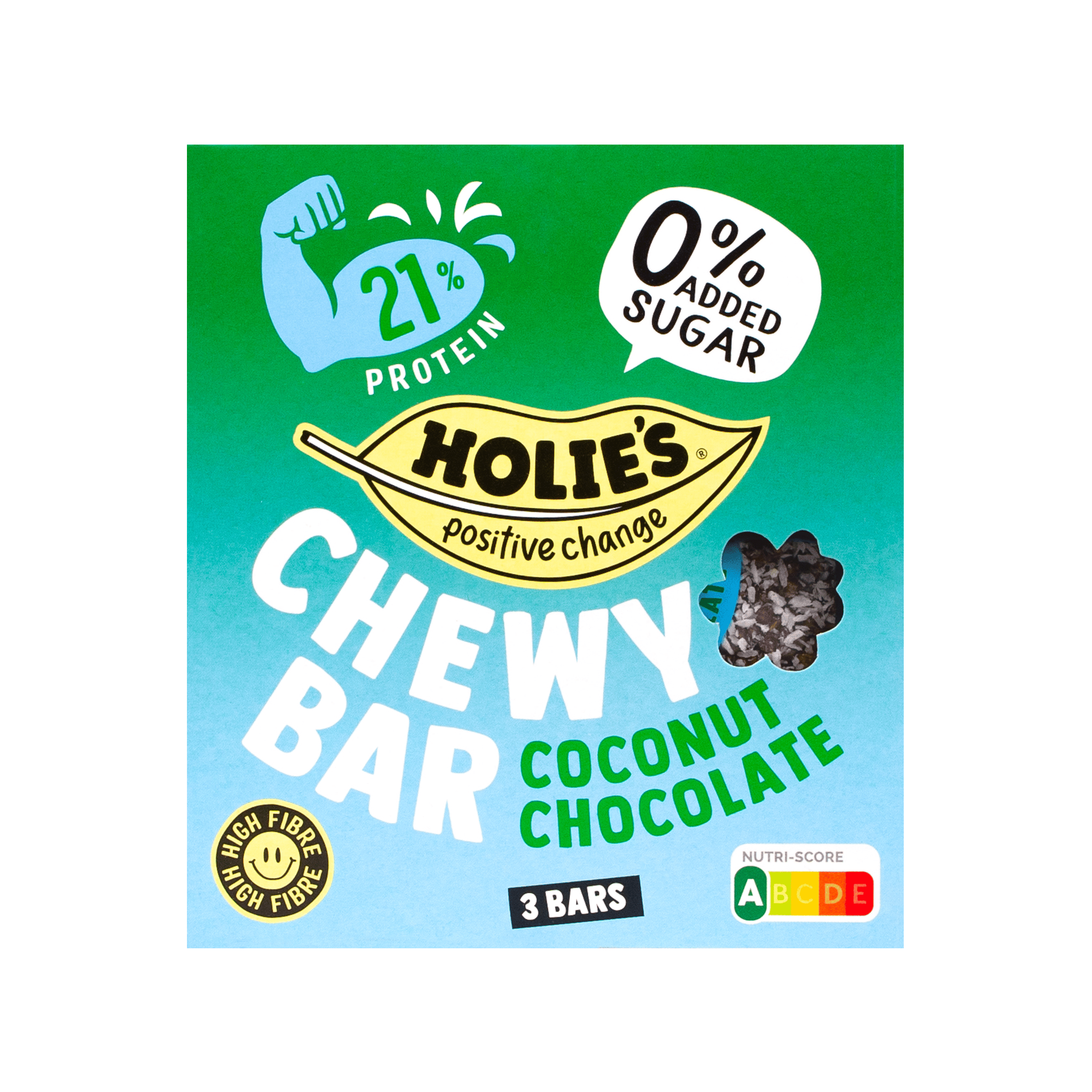 Holie's Chewy bar Coconut Chocolate