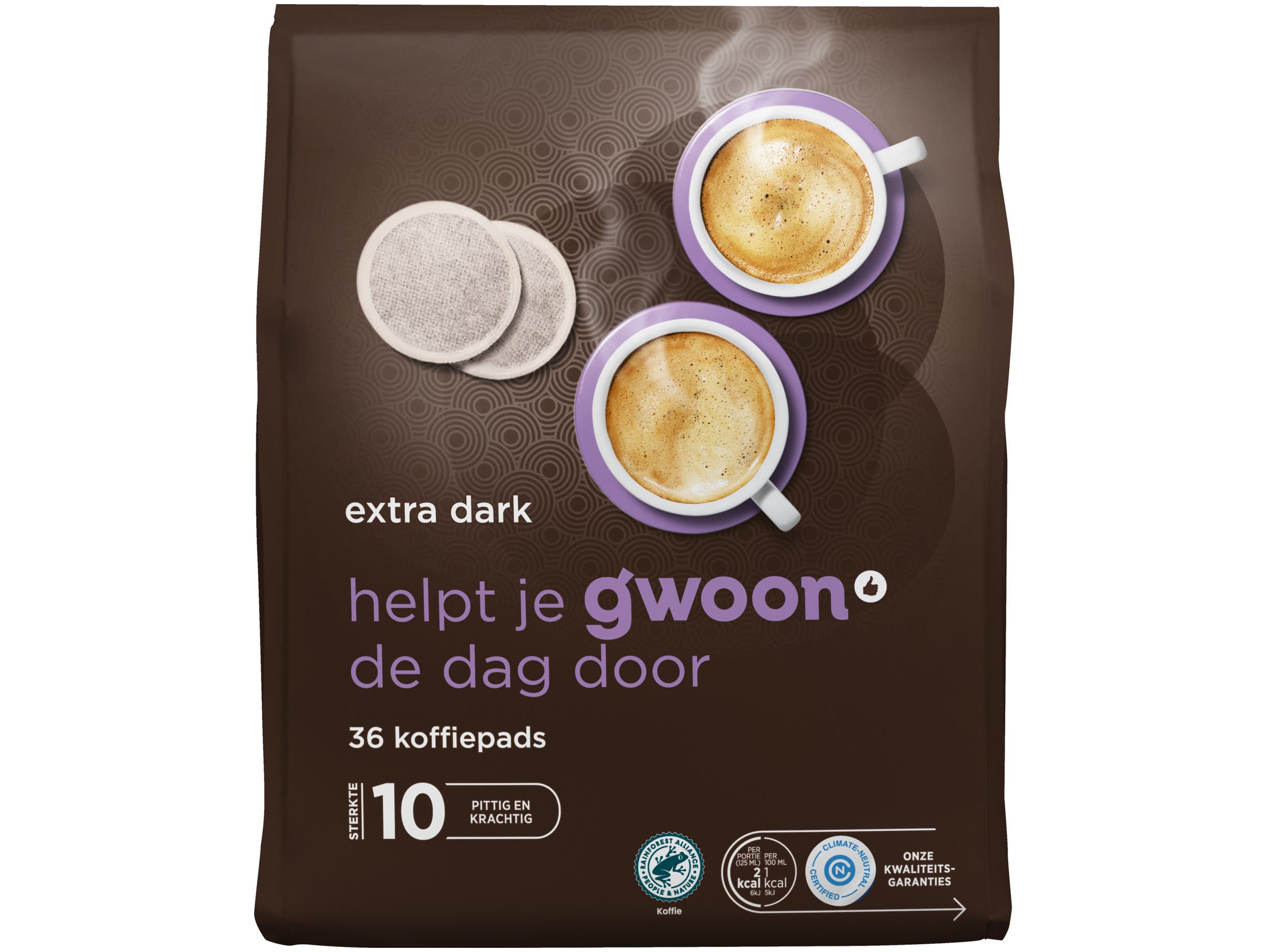 Koffiepads extra dark roast