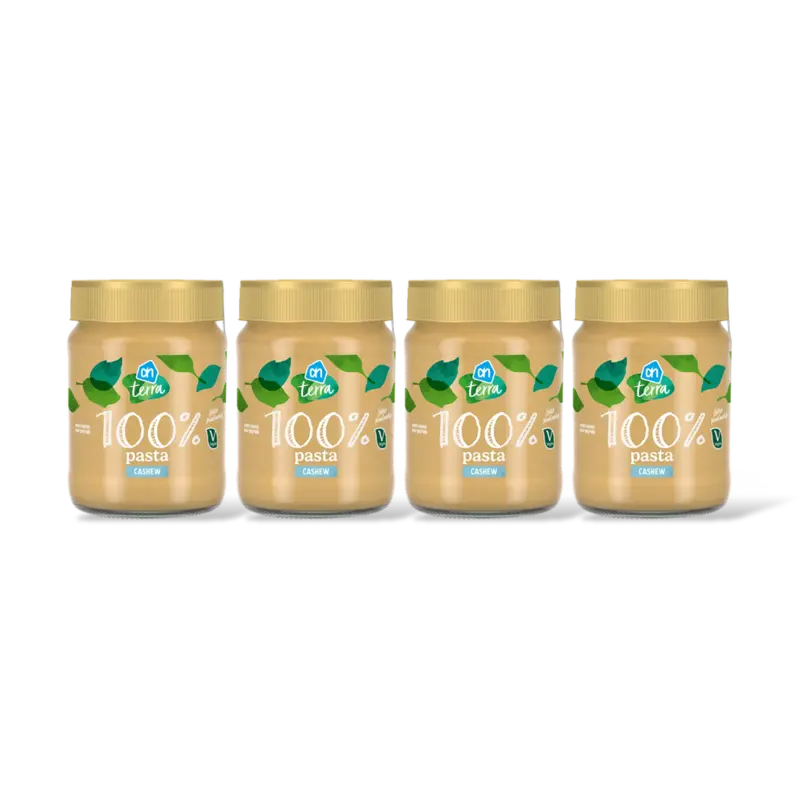 AH Terra Plantaardig 100% pasta cashew 4-pack